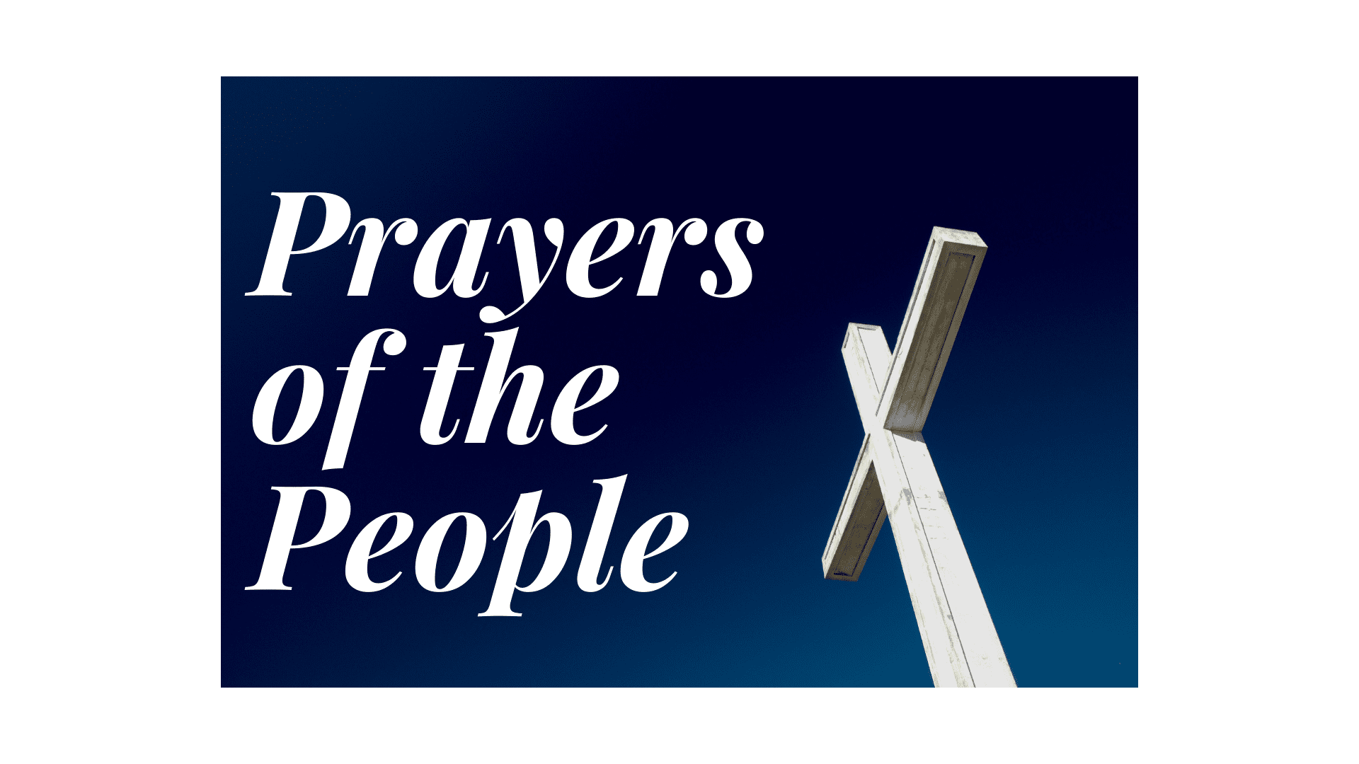 Prayers of the People » New World United Methodist Church