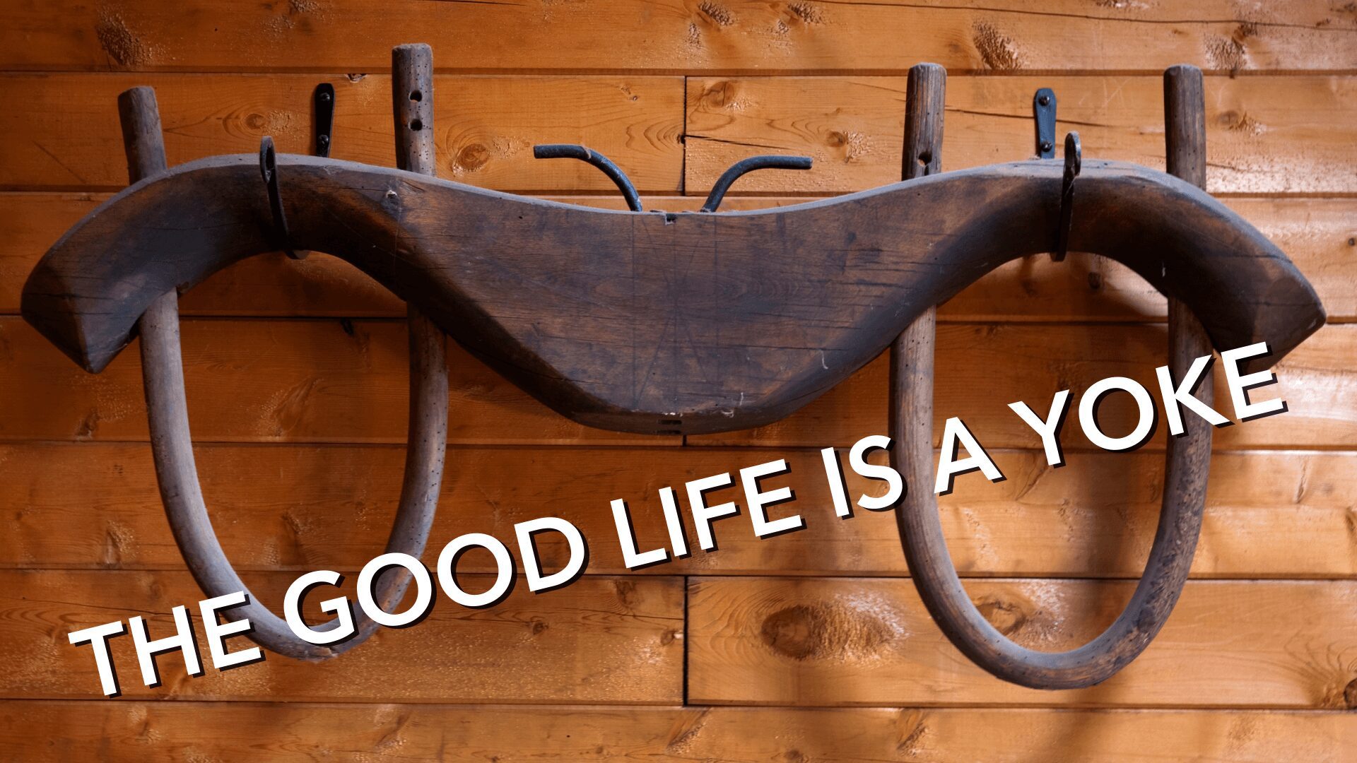 Featured image for “The Good Life is a Yoke.”